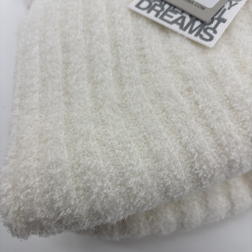 Barefoot Dreams CozyChic Lite Ribbed Throw 54"x72" Pearl White Cream New - Picture 3 of 5